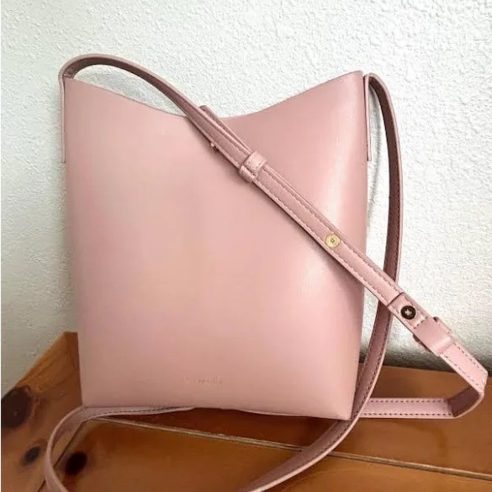 Samara vegan leather Pink Crossbody Bag
